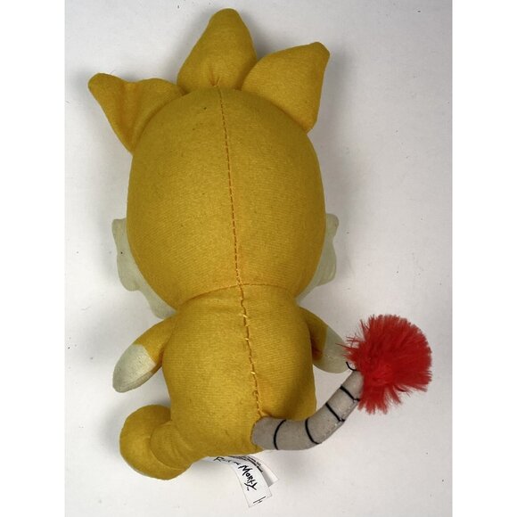 2020 Rick and Morty 9" Yellow Plush Stuffed SQUANCHY Toy Factory Adult Swim EUC - Picture 3 of 5